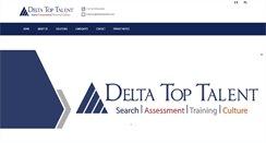 Desktop Screenshot of deltatoptalent.com