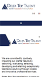 Mobile Screenshot of deltatoptalent.com